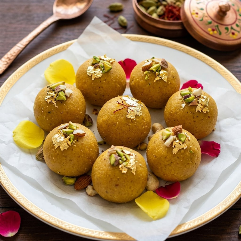 besan-laddoo